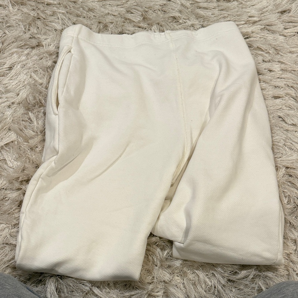 Elwood Cozy White Sweatpants - Picture 4 of 4
